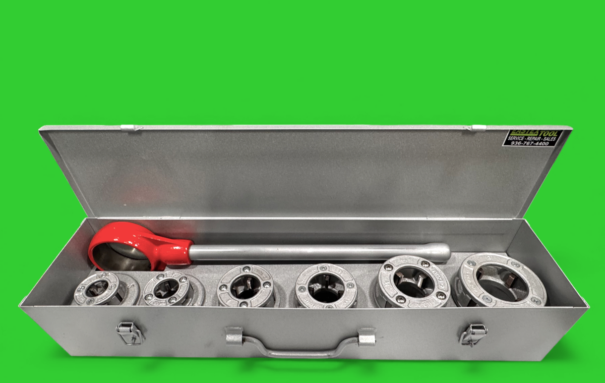 RIDGID 55207 12R PVC 1/2''-2'' DIE HEAD SET WITH INSTALLED