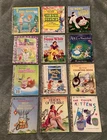 Lot of 12 Little Golden Books Poky Puppy Bible Kittens Pooh Easter Disney Sesame