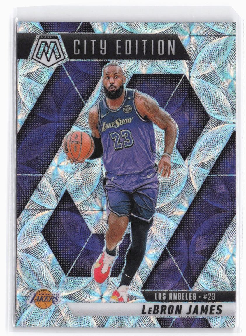 2024-25 Panini Mosaic LeBron James #286 International City Edition Lakers