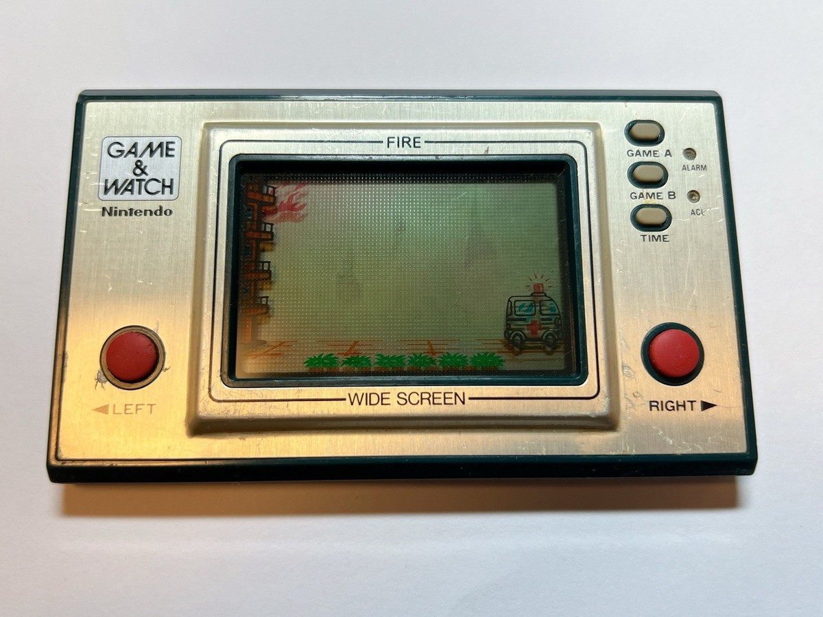 NINTENDO GAME AND & and WATCH Fire Wide Screen 1981 Direct