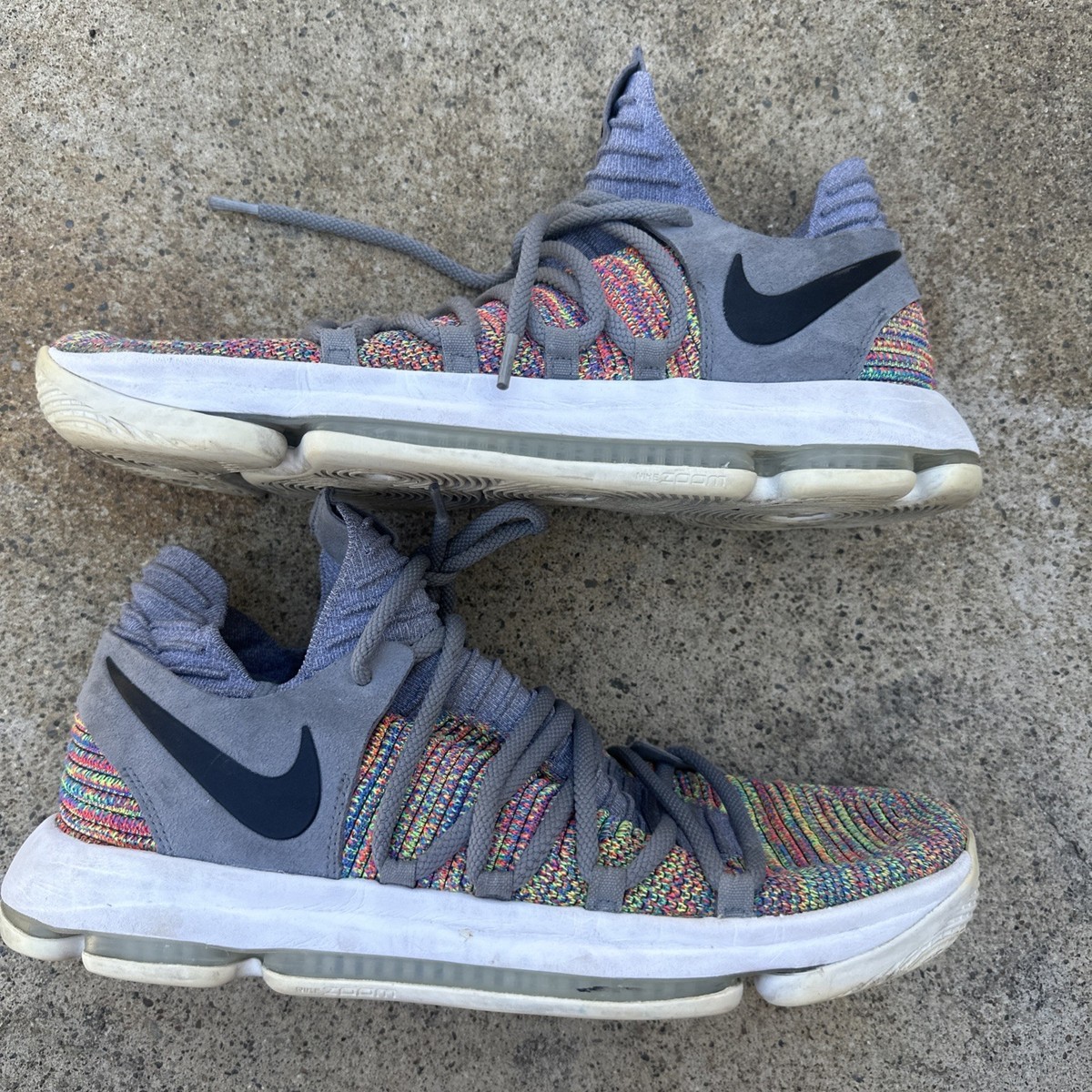 Nike Zoom KD 10 Multicolor Men’s size 13 897815-900