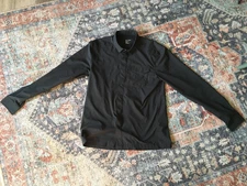 Arcteryx long sleeve button up shirt men's medium, black