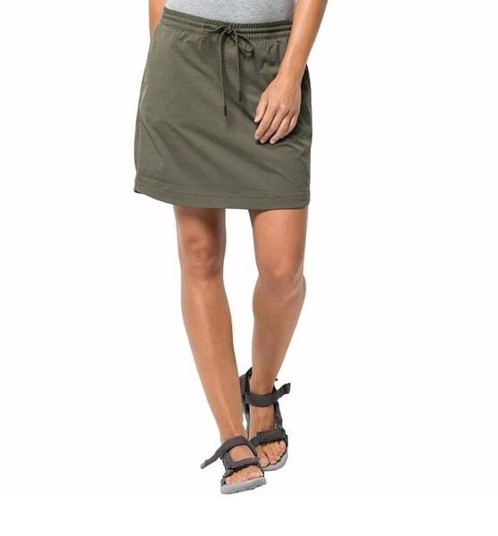Women Jack Wolfskin Skirt Khaki 34 / XS / 42