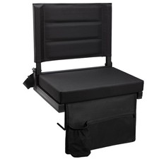 Stadium Seats for Bleachers with Back Support, Portable Bleacher Seats with T...
