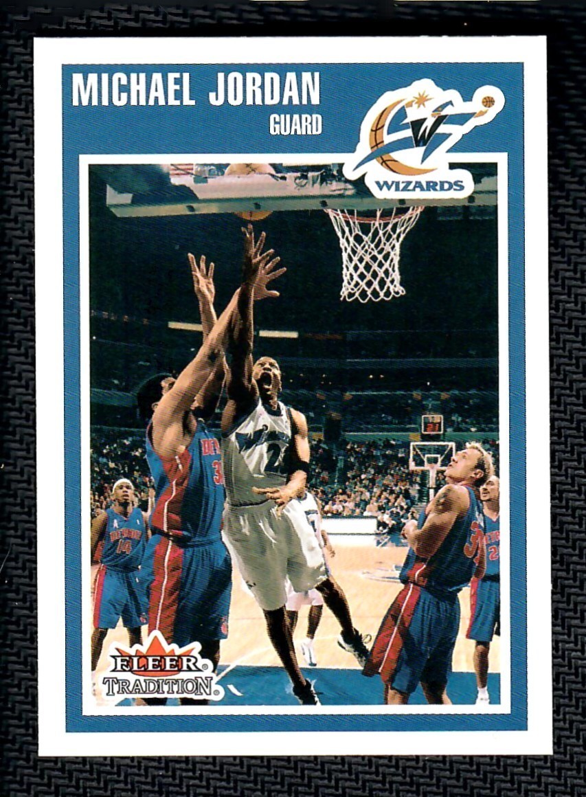 2002-03 Fleer Tradition - Michael Jordan #220 WIZARDS 89-90 Fleer Design MJ247