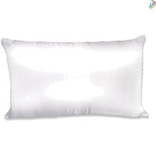 Luxurious White Satin Pillowcase - Queen Size 20"x30" for Hair Skin Protection