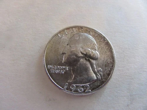 1962-D Washington Silver Quarter Circulated Cond.  -AU   [ACTUAL COIN] #3
