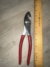 VINTAGE STANLEY TOOLS 8" SLIP JOINT PLIERS WITH WIRE CUTTER 84-107