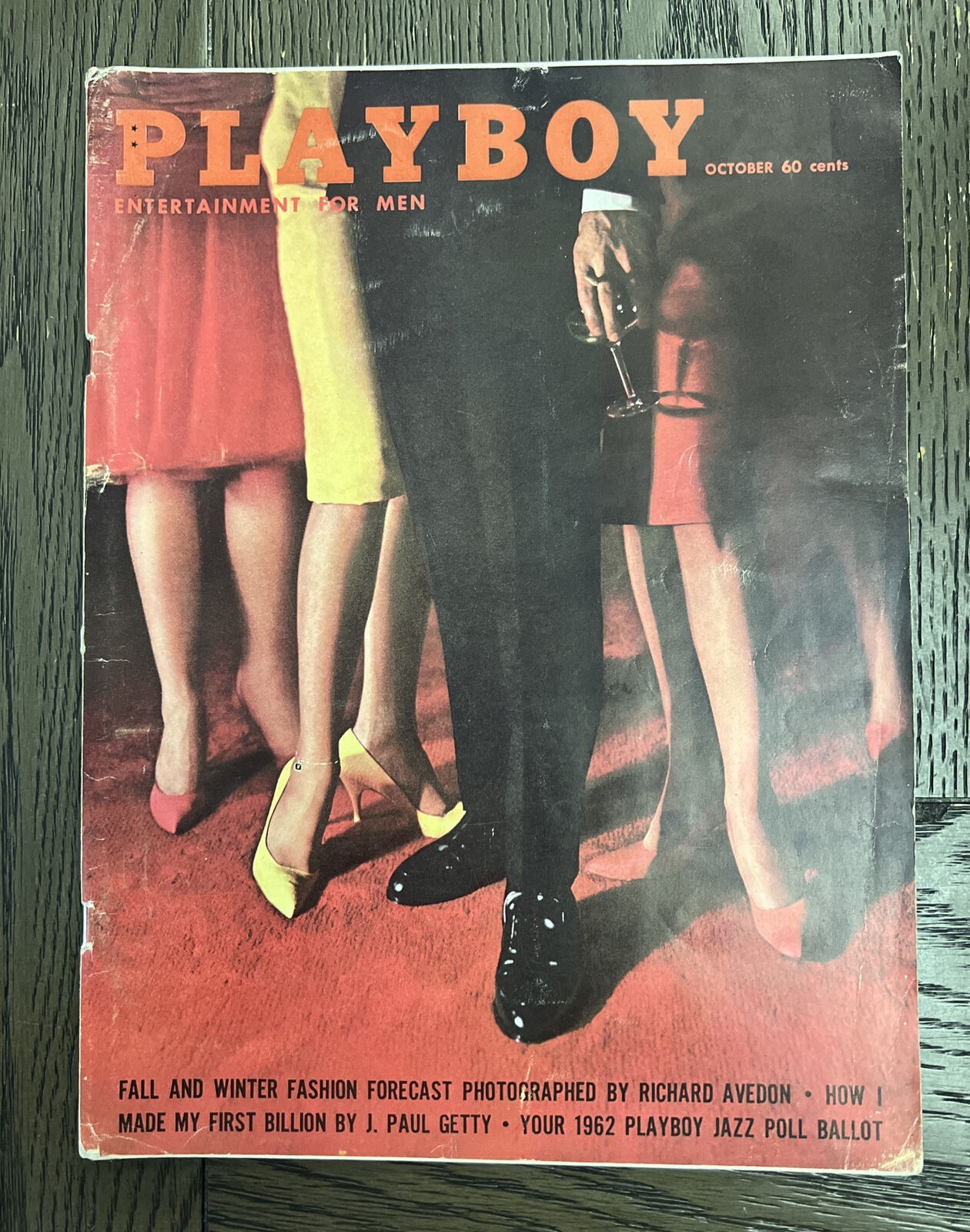 VINTAGE PLAYBOY MAGAZINE OCTOBER 1961 JEAN CANNON, VARGAS, very good condition