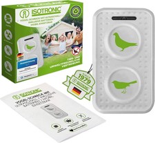 ISOTRONIC Vogelschreck Tauben Vertreiber Abwehr Raben Tier Batterie