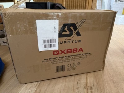 ESX QXB8A Aktiv Auto Subwoofer System 20cm (8") 400 Watt RMS!! - Bild 1 von 3