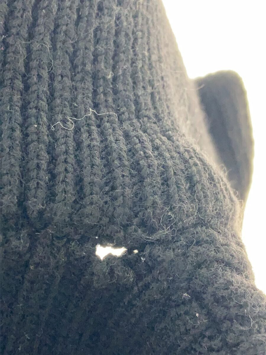 PRADA knit sweater 99AW half zip (thick 52 wool Black Used