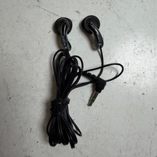 Sony MDR-E10LP Black Wired Portable Lightweight Fashion Earbuds In Ear Headphone