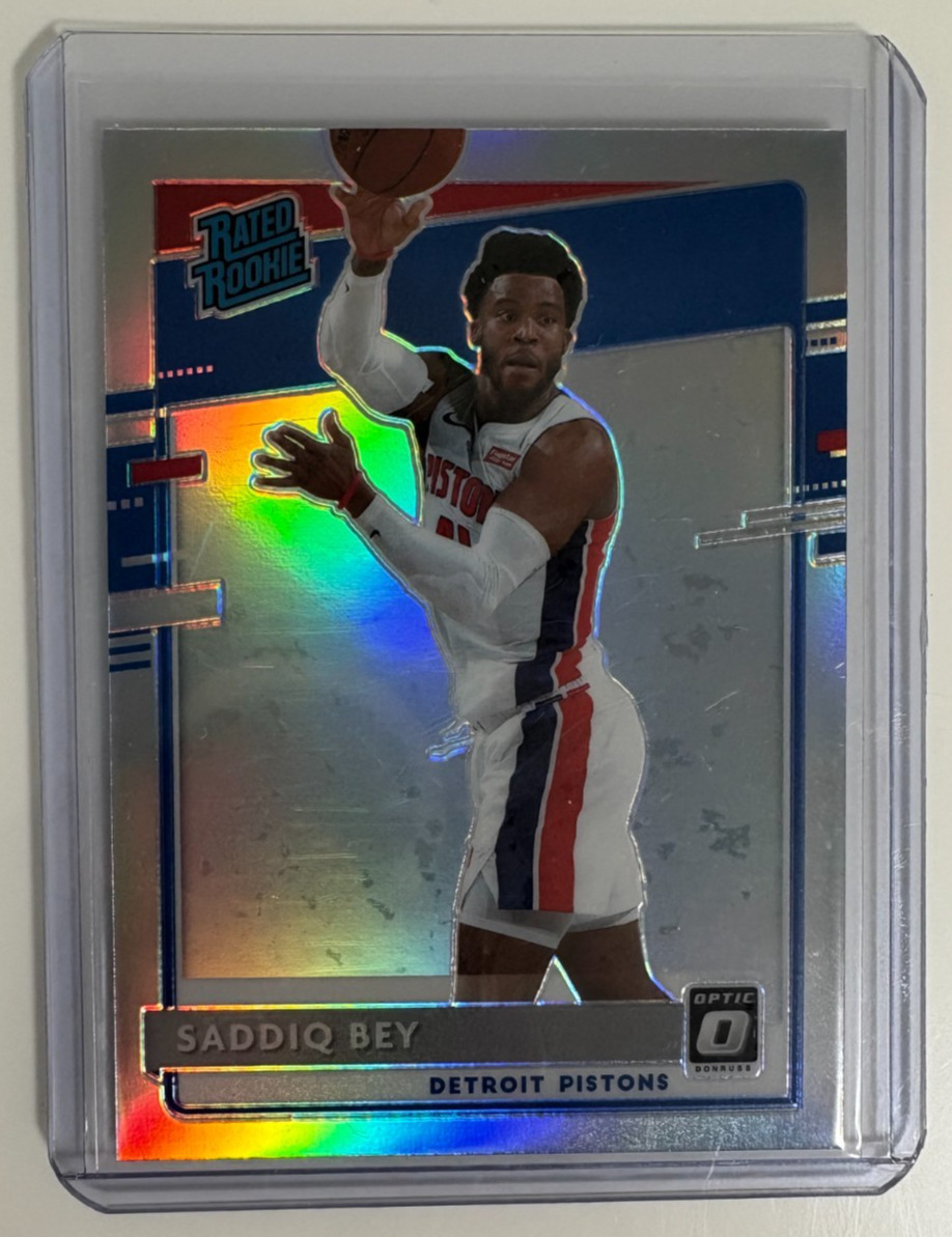 2020-21 Panini Donruss Optic Basketball Saddiq Bey Rated Rookie Holo Prizm #169