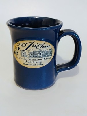 Deneen Pottery 2014 Mug The Iris Inn Waynesboro Virginia Shenandoah Valley EUC
