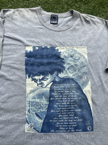 VINTAGE DALINKWENT “TO MINE ENEMY” GRAPHIC TEE (RARE)  Size 2XL
