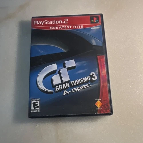 Case and Manual ONLY Sony Gran Turismo 3 PlayStation 2 Greatest Hits Racing