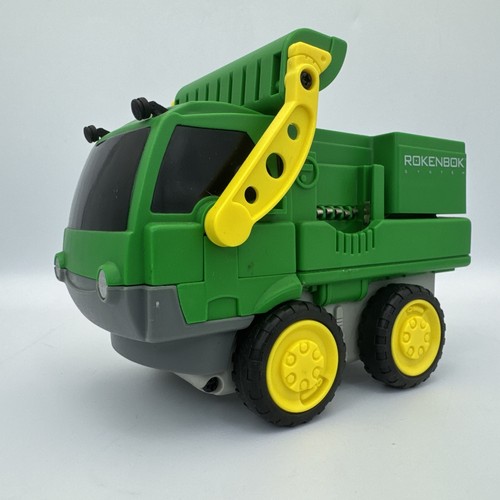 Rokenbok System RC Green Front Loader Dump Truck Vehicle 04211 Powers On *READ* - Picture 5 of 23