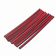 10PCS Car Air Conditioner Decoration Strip Red DIY Air Vent Outlet Trim Strip