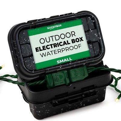 Original Outdoor Waterproof - Small Outdoor Extention Cord Cover with 6 Cable...