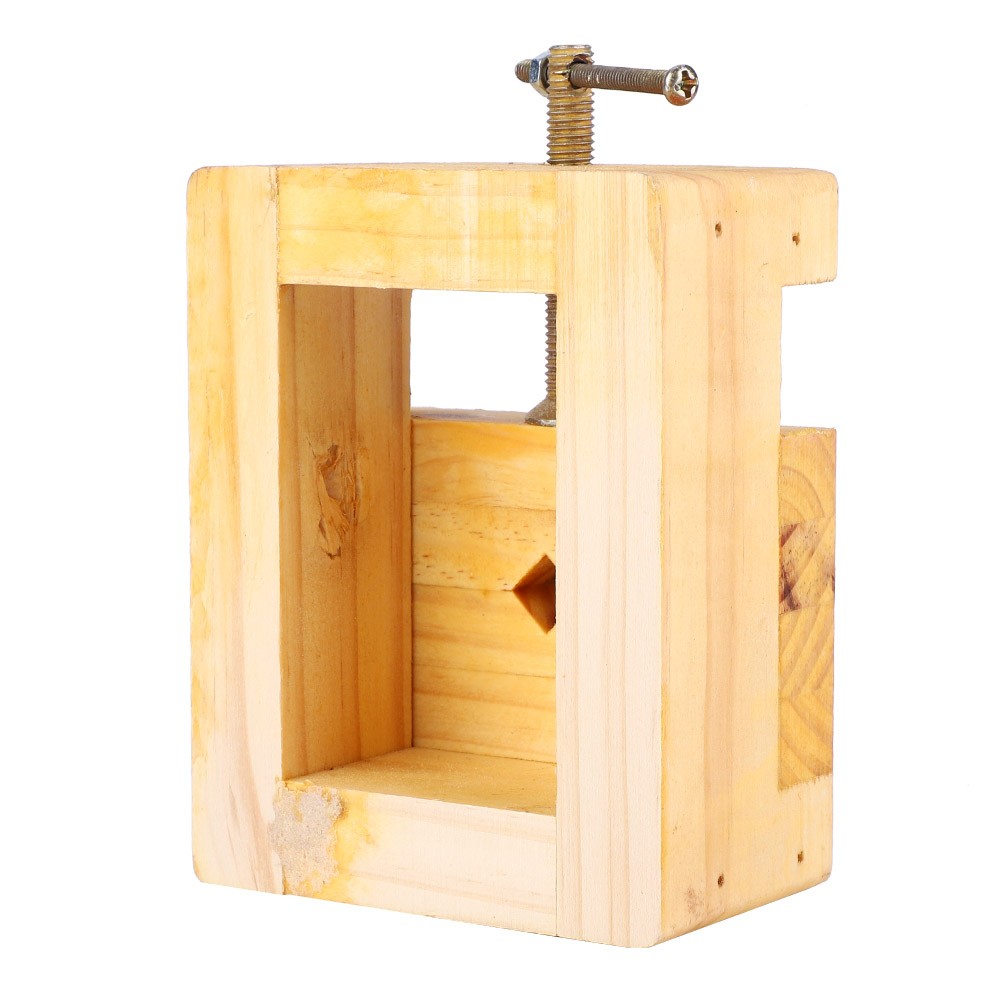 .Wooden Mini Flat Pliers Table Vise Stamp Clamp For Woodworking Carving