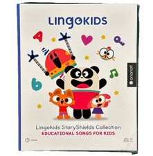 StoryPhones Lingokids StoryBook 4 Educational Audio Disks Open Box