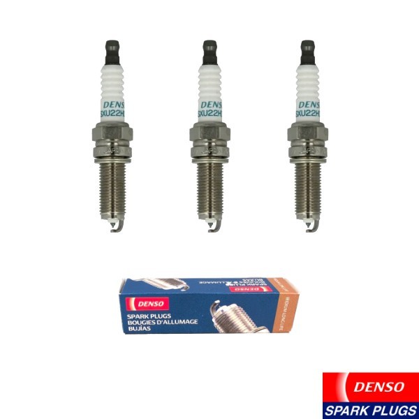 New Set of 3 DENSO Iridium Long Life Spark Plug for 2008-2015 Smart Fortwo 1.0L