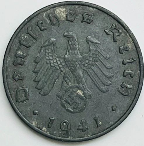 1941 Germany 10 Reichspfennig — photo from another recent sale
