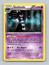 Gothitelle 41/111 Rare Furious Fists Pokemon Moderately Played
