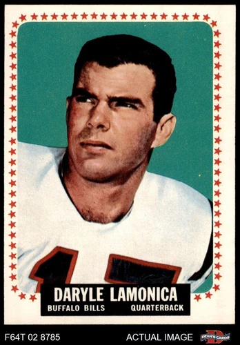 1964 Topps #31 Daryle Lamonica Bills RC Notre Dame 6 - EX/MT