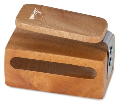 Cajon Zubehör Wood Block Medium Precussion Effekt Holz Sound Klett Click AddOn