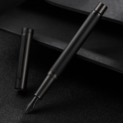 Hongdian Black Forest Fountain Pen EF/F/Bent Nib Writing Ink Pen & Converter