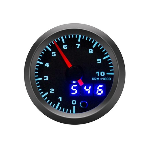 2" 52mm Car Tachometer Gauge Digital Pointer LED 0-10000 RPM Speed Meter 7 Color - Picture 7 of 12