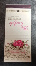 MATCHBOOK MATCHCOVER Victorian Suite Carlyle Hotel New York City NY NYC pink