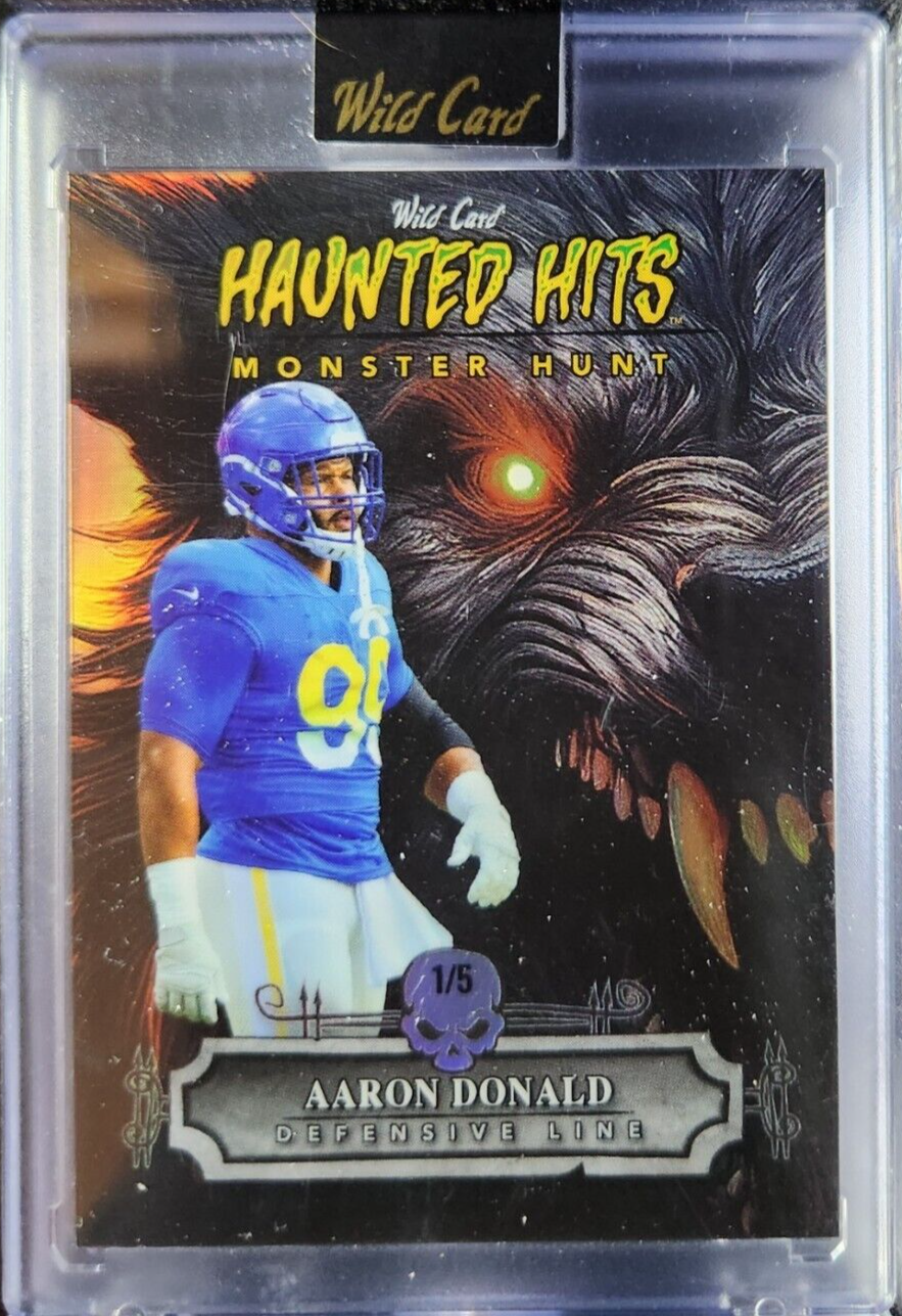 Aaron Donald 2024 Wild Card Moster Hits #HHWW-AD /5