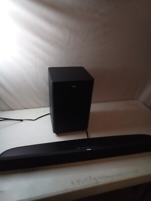TCL Alto 6+Soundbar and Subwoofer- Black( No Remote) Soundbar and SubWoofer only