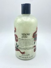 Philosophy SNOW GLOBE 3 in 1 Shampoo, Shower Gel, Bubble Bath 16oz New Sealed 0.94 per gallon