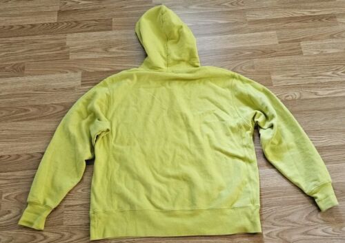 Champion Reverse Weave Lime Green Color Hooded Sweatshirt Pockets Size Large - Picture 9 of 9