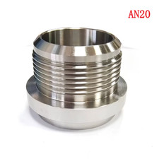 AN -20 Male Stainless Steel Weld On Fitting AN20 -20 AN20 bung