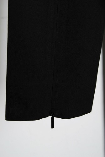 Yves Saint Laurent Women Pants Black Wool Slim Skinny Chinos Trousers Size XS - Picture 5 of 7