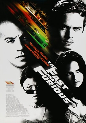 The Fast and the Furious (2001) Filmplakat Poster #566