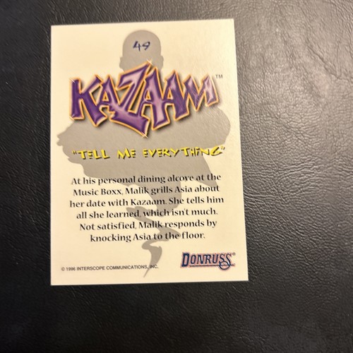Jb5a 1996 Donruss Kazaam Shaquille O’neal #49 Malik Aja Moon - 第 2/2 張圖片