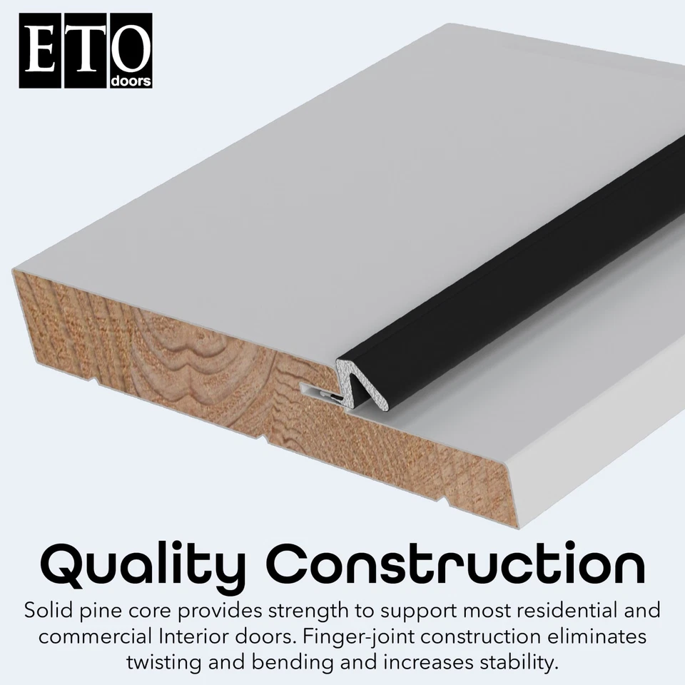 Kit de marco de jamba de puerta de grado de pintura imprimada exterior Foto 4 de 4