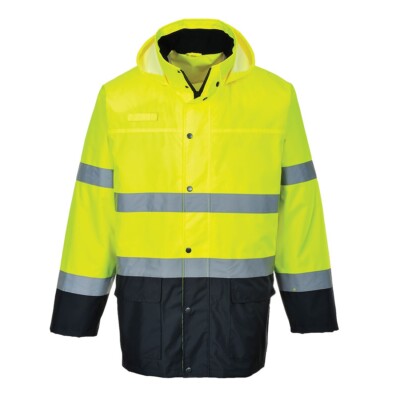 Hi-Vis Contrast Rain Lite Verkehrsjacke