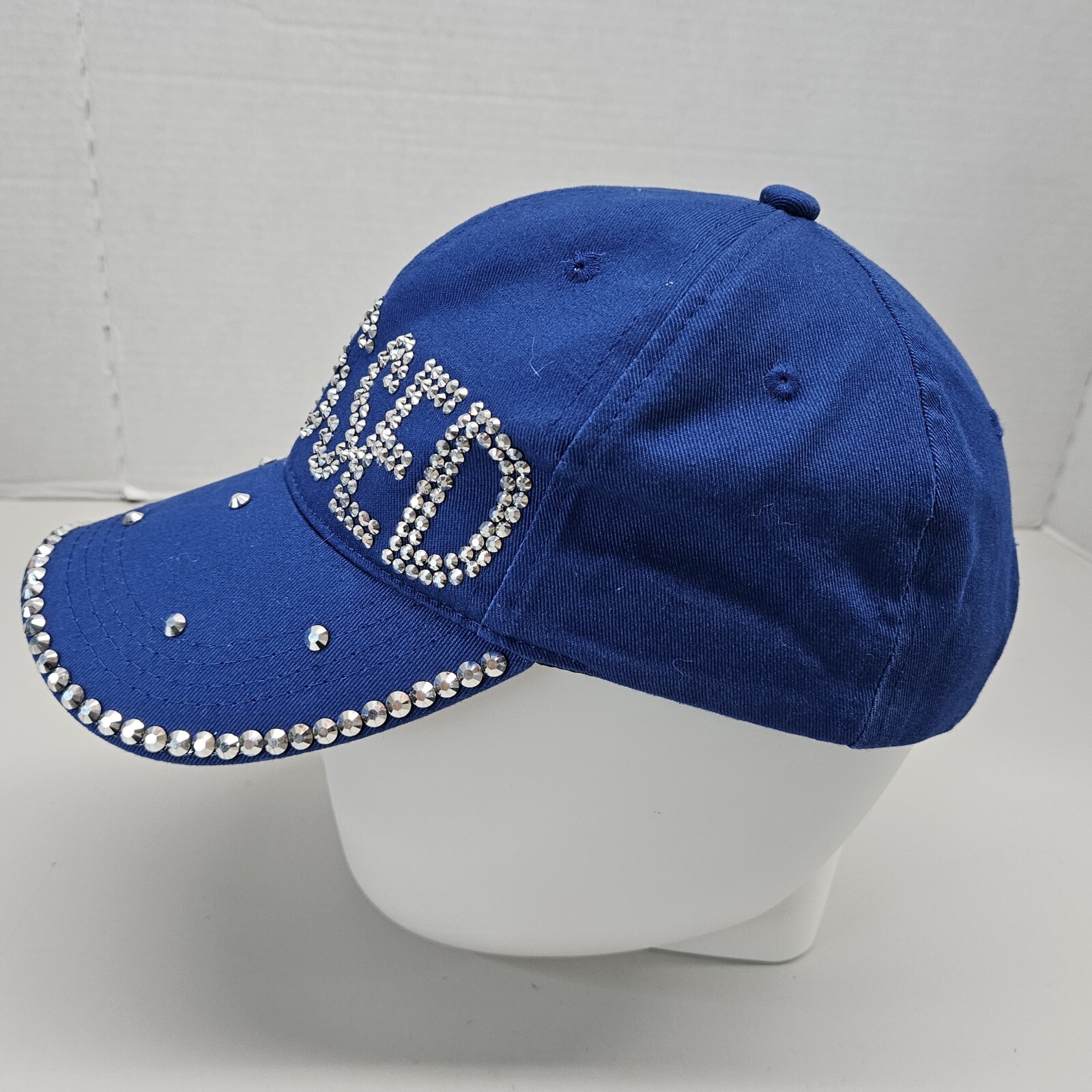 BLESSED Hat Adjustable Strapback Blue Studded Shi… - image 5