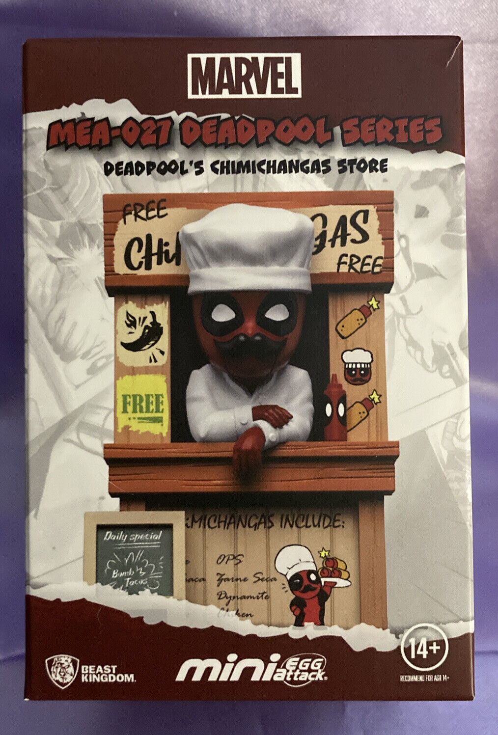 Deadpool Series MEA-027 Deadpools Chimichangas Figure