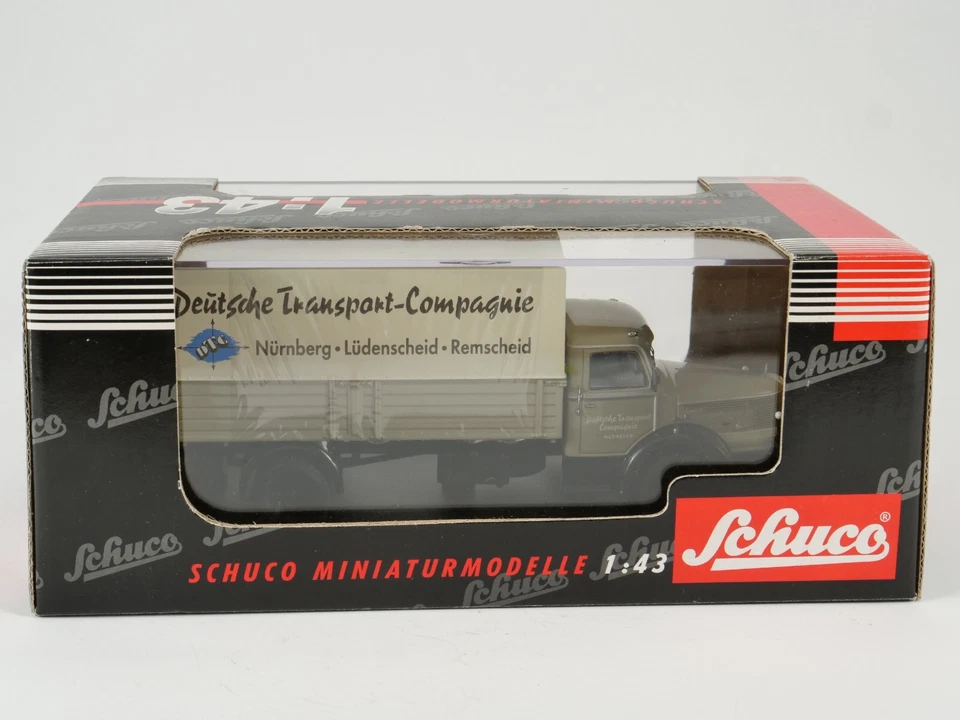 Schuco 1/43 03121 2 Ejes Camión Anhanger Mit Plane Camión Deusche - Imagen 2 de 4