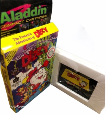 Fantastic Adventure Of Dizzy Aladdin Deck Enhancer Game CIB Rare