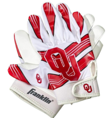 Oklahoma Sooners Kids NCAA Receiver Gloves (Youth XS/S