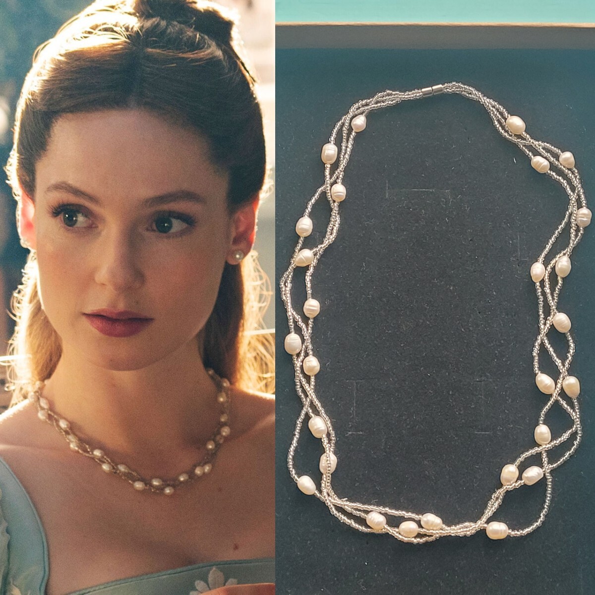 Francesca Bridgertons Freshwater Pearl Regency Necklace, Georgian